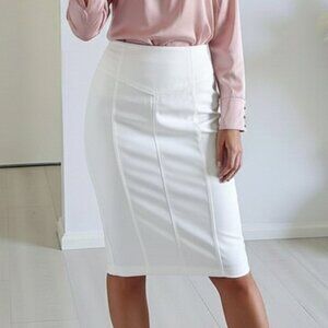 Jacob White Pencil Skirt